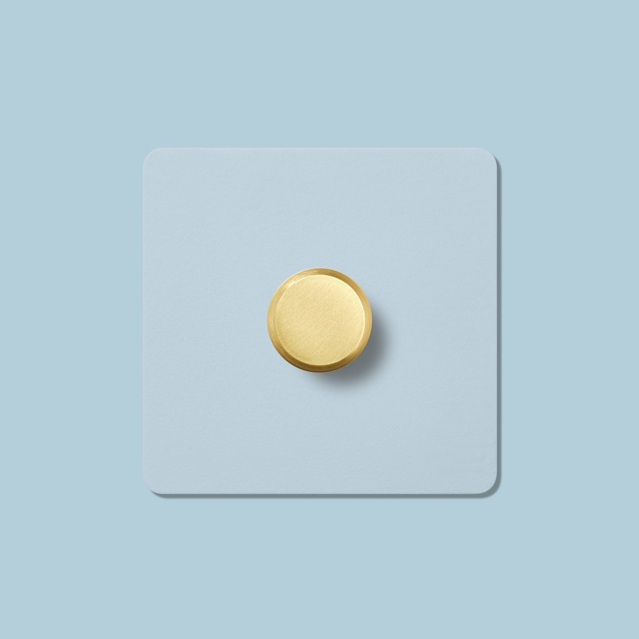 ALVA 1G Paintable Dimmer Switch - Brass - Plank Hardware