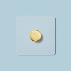 ALVA 1G Paintable Dimmer Switch - Brass - Plank Hardware