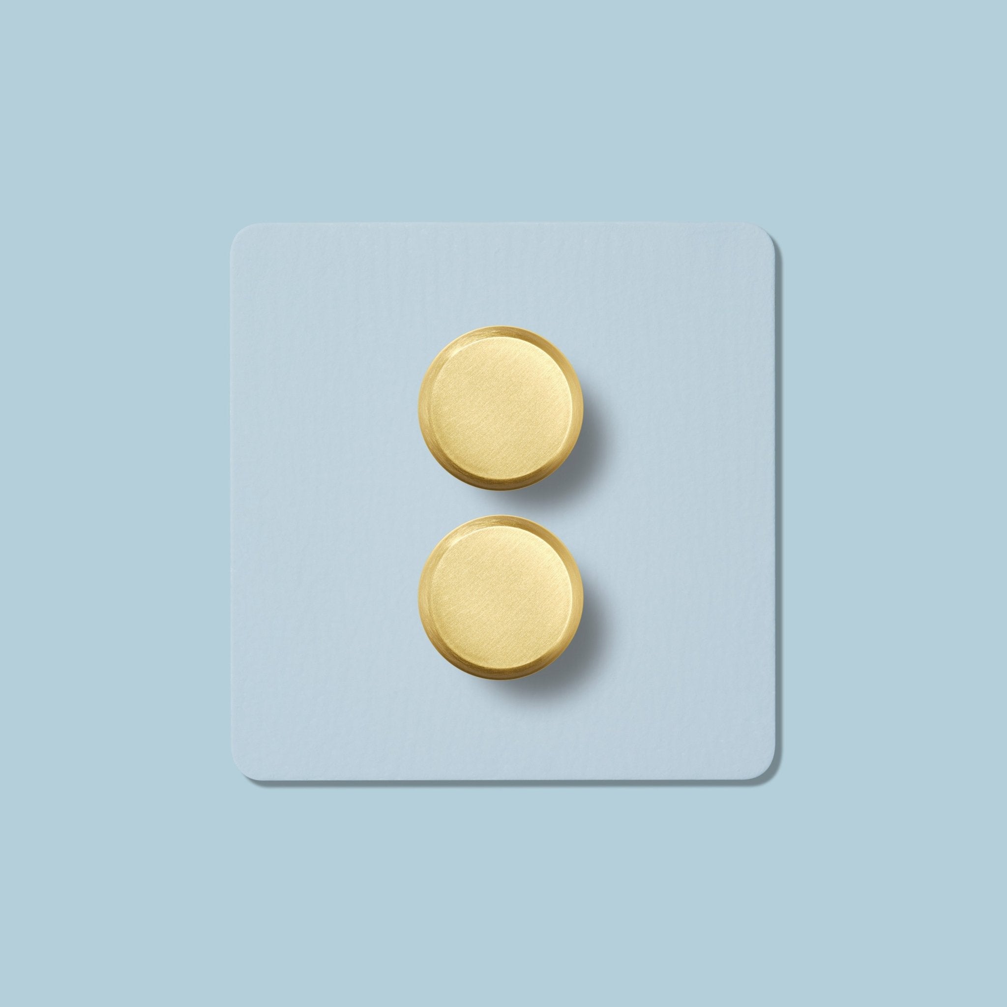 ALVA 2G Paintable Dimmer Switch - Brass - Plank Hardware
