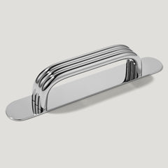 ALVA Tubular D Bar Handle - Polished Nickel - Plank Hardware