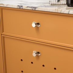ALVA Tubular Knob - Polished Nickel - Plank Hardware