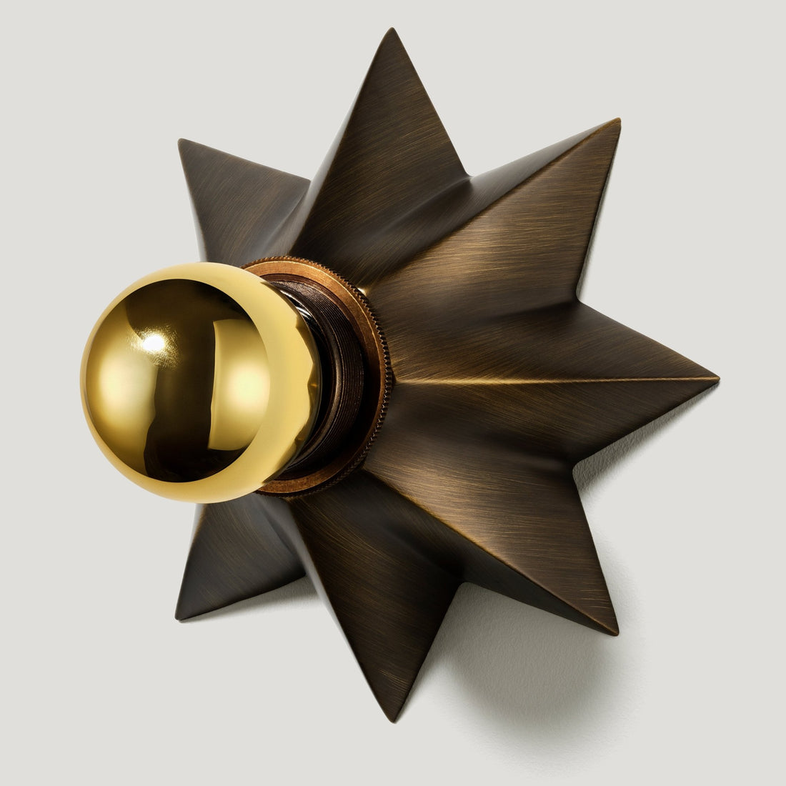 ASTER Flush Mount Light - Antique Brass - Plank Hardware