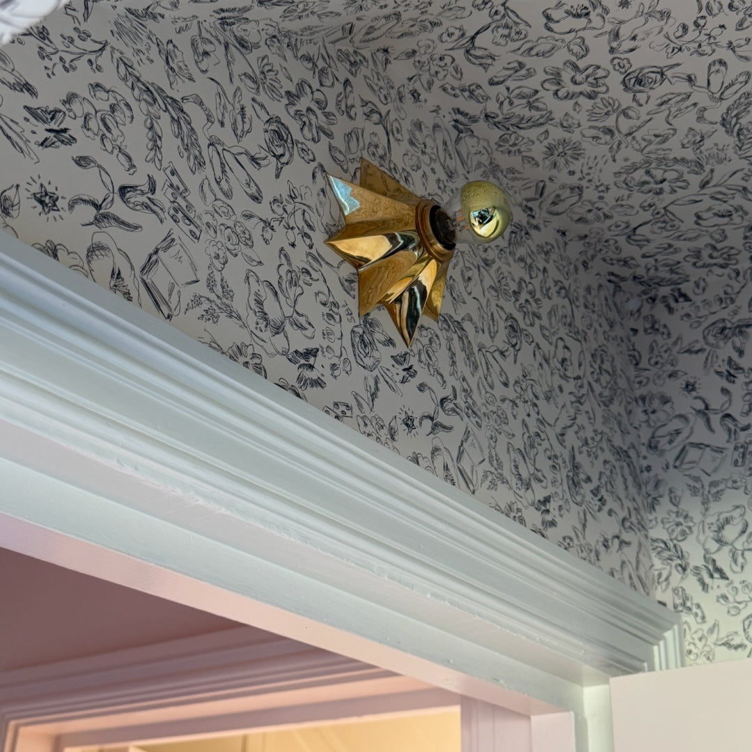 ASTER Flush Mount Light - Polished Nickel - Plank Hardware