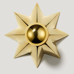 ASTER Flush Mount Light - Unlacquered Brass - Plank Hardware