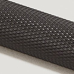 Plank Hardware black knobs handles 3 style knurled
