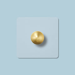 BOBBIN 1G Paintable Dimmer Switch - Brass - Plank Hardware