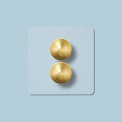 BOBBIN 2G Paintable Dimmer Switch - Brass - Plank Hardware