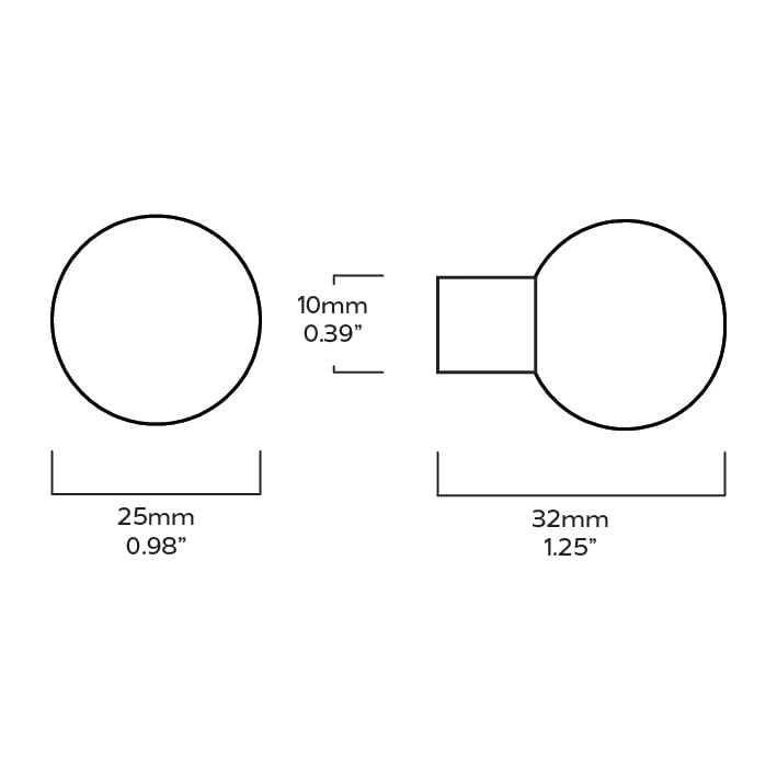 BOBBIN Single Fixing Hook - Aged Brass - Plank Hardware