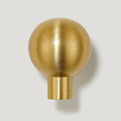 BOBBIN Single Fixing Hook - Brass - Plank Hardware