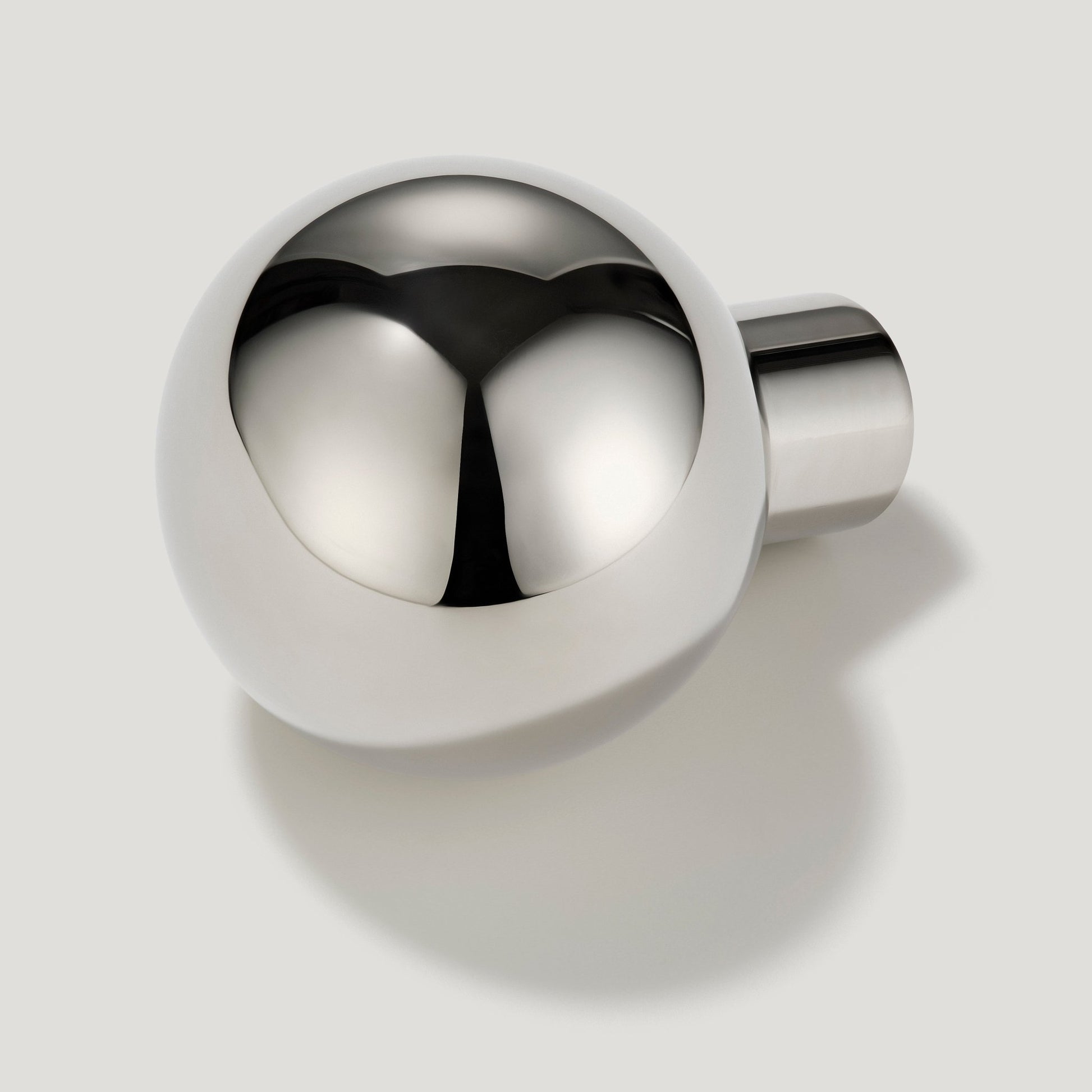 BOBBIN Single Fixing Hook - Polished Nickel - Plank Hardware