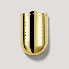DOMINO Flush Wall Sconce - Polished Brass - Plank Hardware