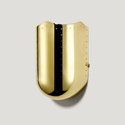 DOMINO Flush Wall Sconce - Polished Brass - Plank Hardware