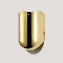 DOMINO Flush Wall Sconce - Polished Brass - Plank Hardware