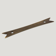 ELIZA Handle with Ribbon Backplate - Antique Brass - Plank Hardware