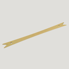 ELIZA Handle with Ribbon Backplate - Brass - Plank Hardware