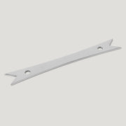 ELIZA Handle with Ribbon Backplate - Polished Nickel - Plank Hardware