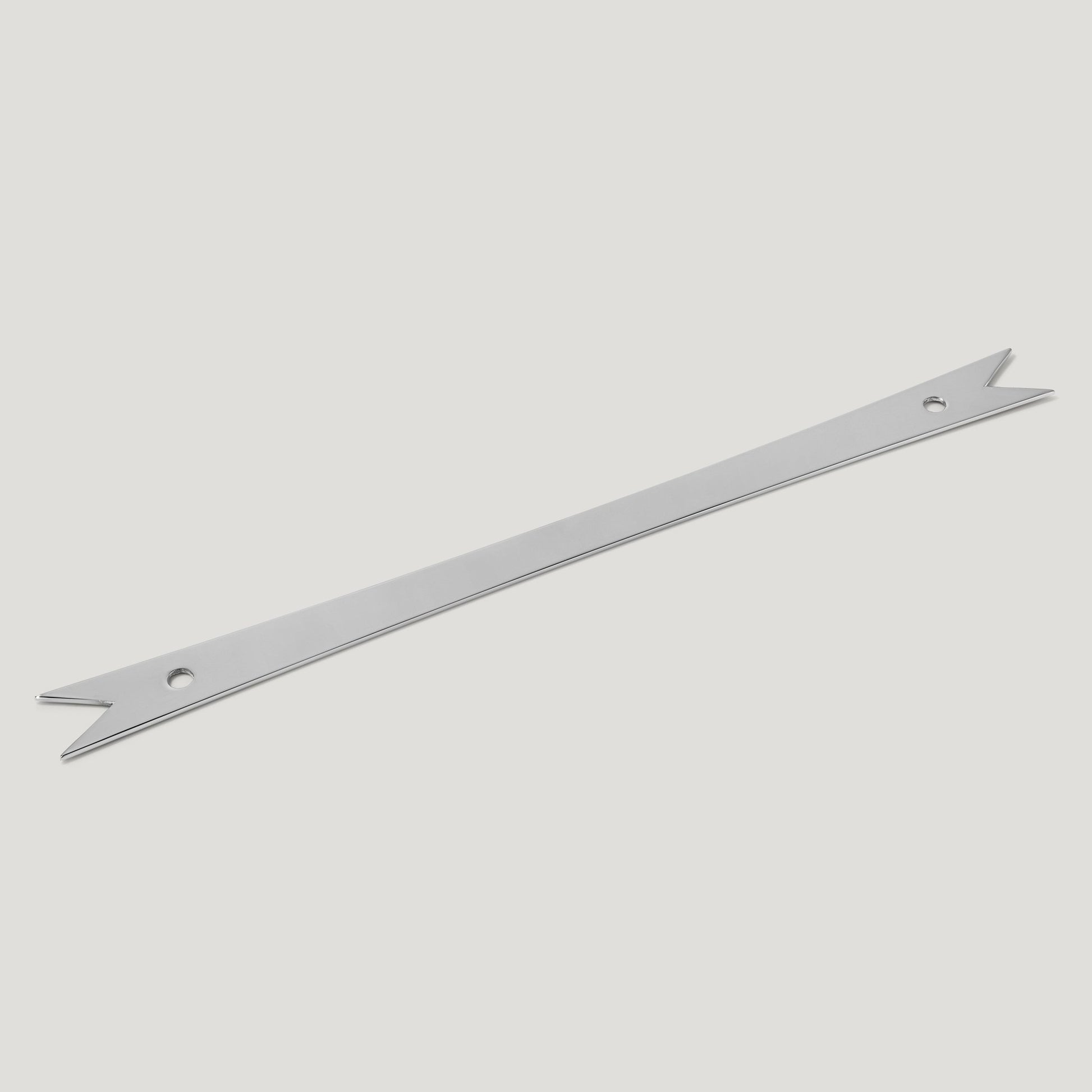 ELIZA Handle with Ribbon Backplate - Polished Nickel - Plank Hardware
