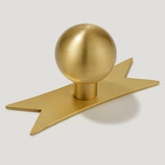 BOBBIN Ball Knob - Brass