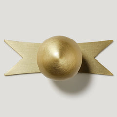 ELIZA Ribbon Knob Backplate - Brass - Plank Hardware