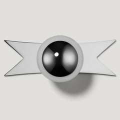 ELIZA Ribbon Knob Backplate - Polished Nickel - Plank Hardware