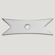ELIZA Ribbon Knob Backplate - Polished Nickel - Plank Hardware