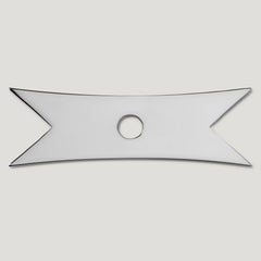ELIZA Ribbon Knob Backplate - Polished Nickel - Plank Hardware
