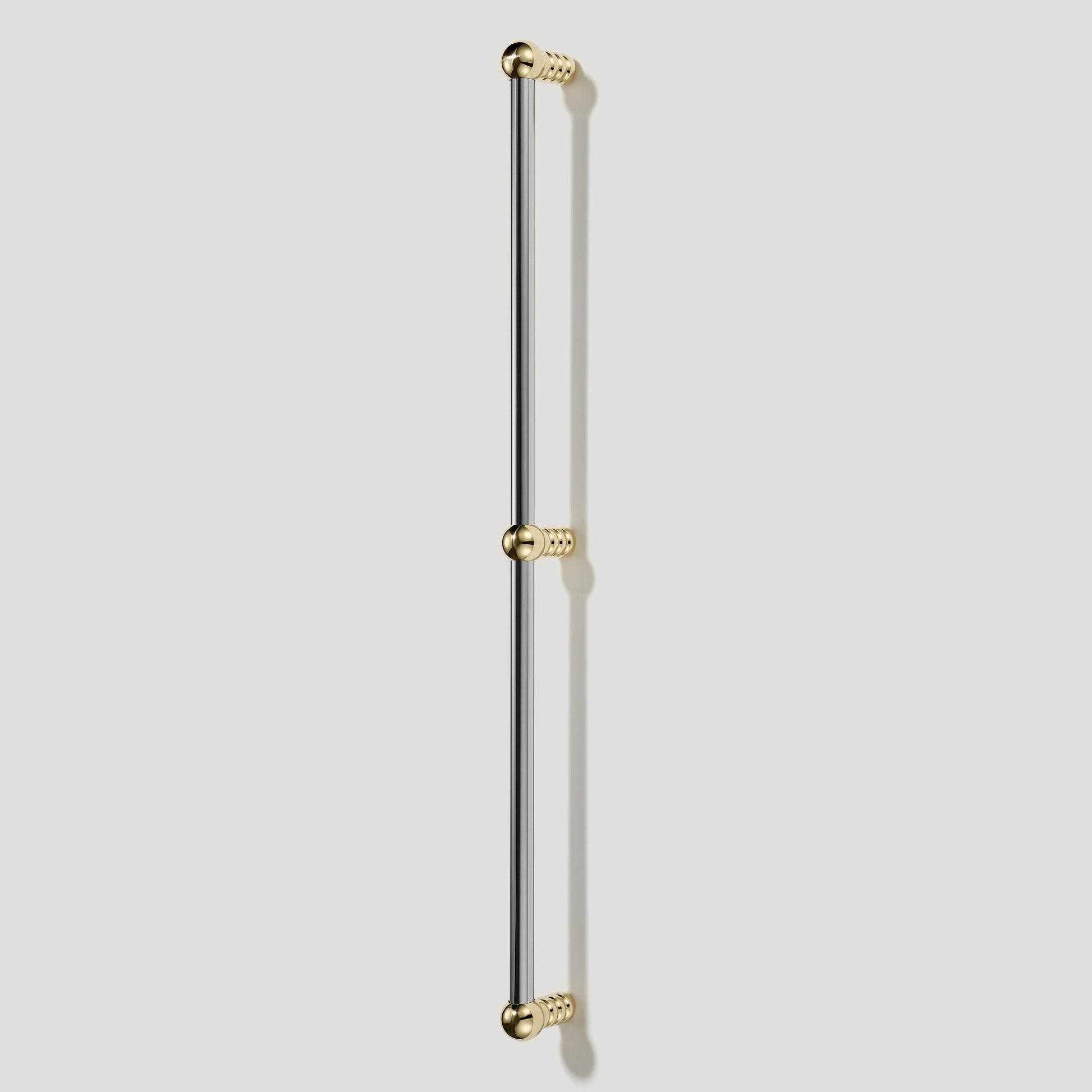 ESBEN Appliance Pull - Polished Nickel & Unlacquered Brass - Plank Hardware