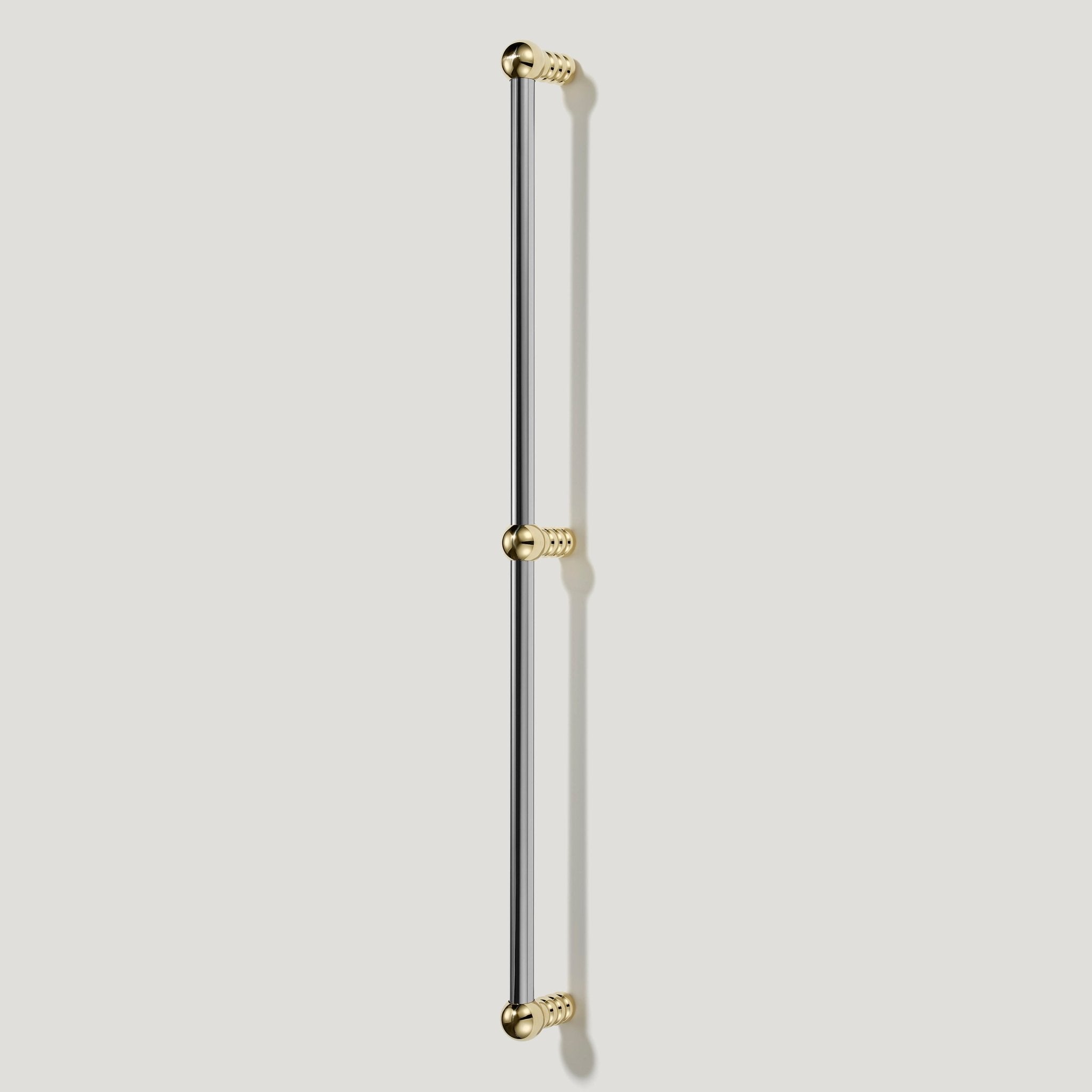 ESBEN Appliance Pull - Polished Nickel & Unlacquered Brass - Plank Hardware