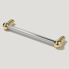 ESBEN Handle - Polished Nickel & Unlacquered Brass