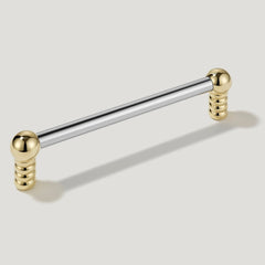 ESBEN Handle - Polished Nickel & Unlacquered Brass