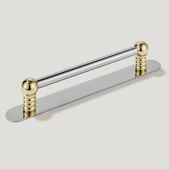 ESBEN Handle - Polished Nickel & Unlacquered Brass