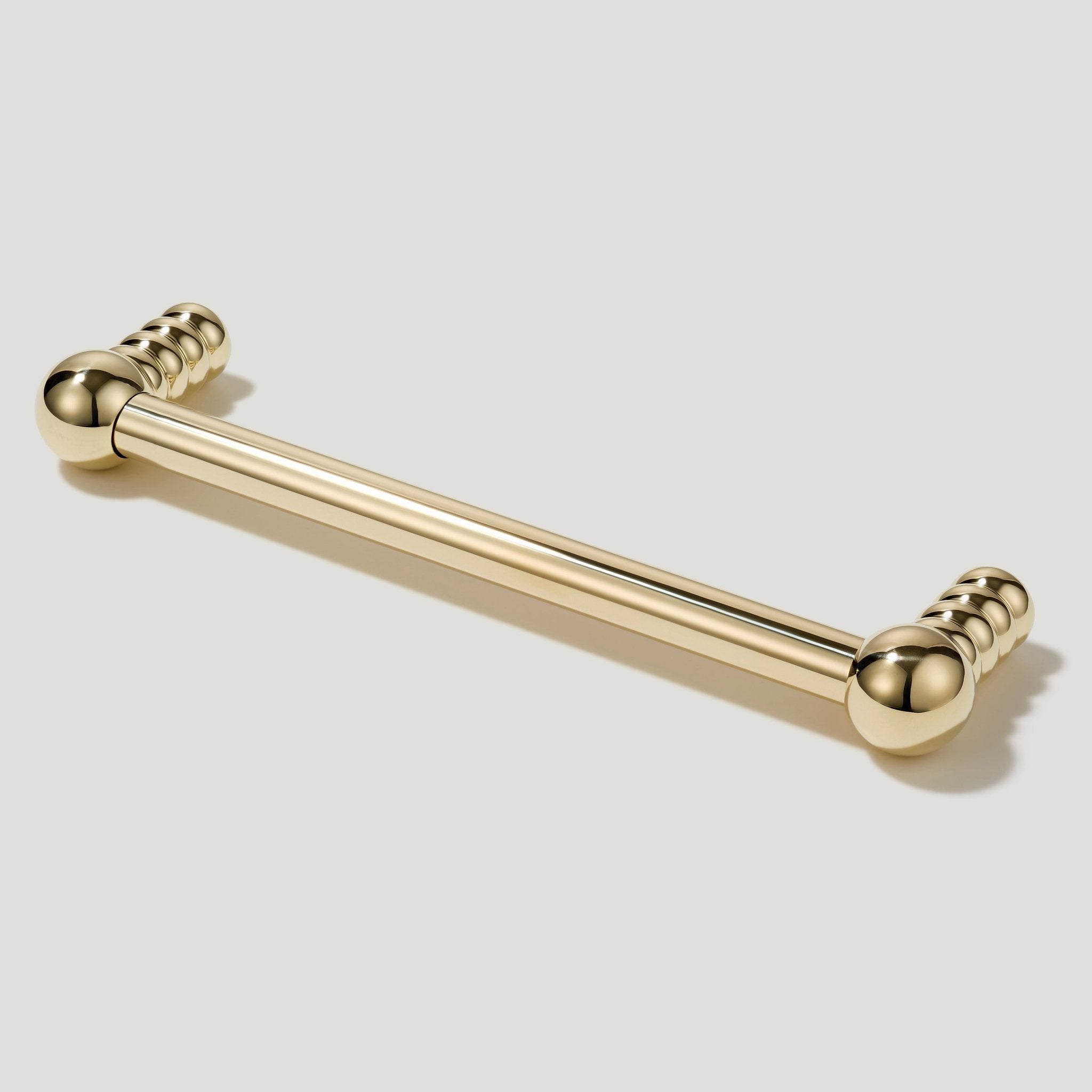 ESBEN D Bar Handle - Unlacquered Brass - Plank Hardware