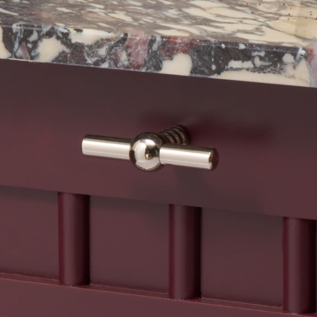 ESBEN Single T Handle - Polished Nickel - Plank Hardware