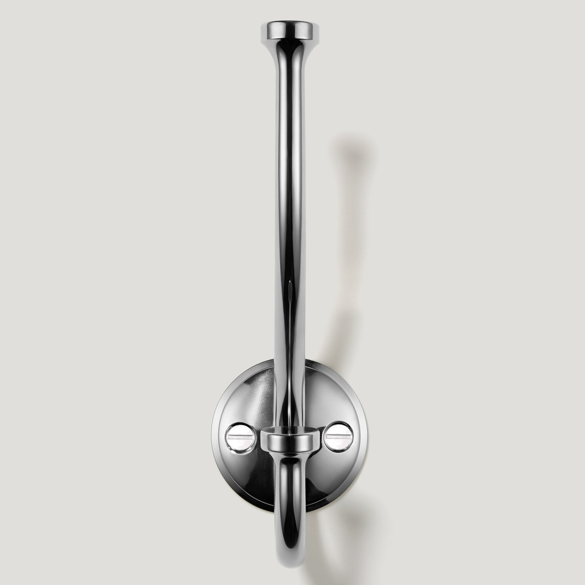 GRAYSON Shaker Double Fixing Hook - Polished Nickel - Plank Hardware