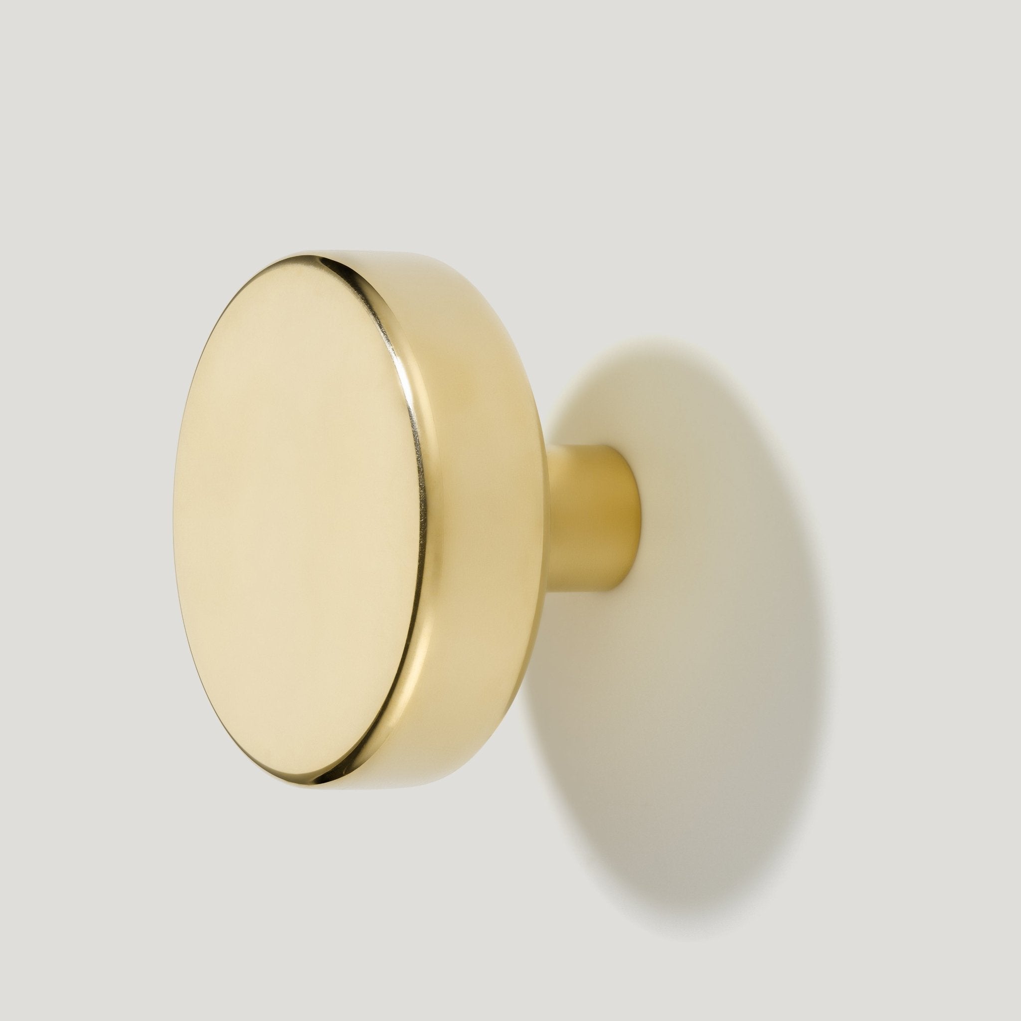 GRAYSON Shaker Hook - Unlacquered Brass - Plank Hardware