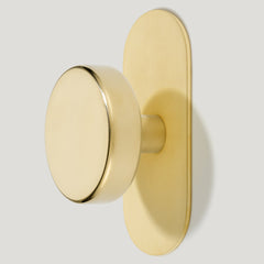 GRAYSON Shaker Hook - Unlacquered Brass - Plank Hardware
