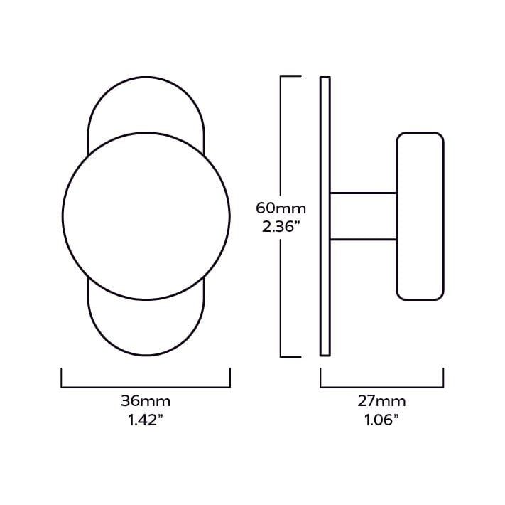 GRAYSON Shaker Hook - Unlacquered Brass - Plank Hardware