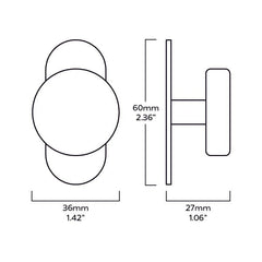GRAYSON Shaker Hook - Unlacquered Brass - Plank Hardware
