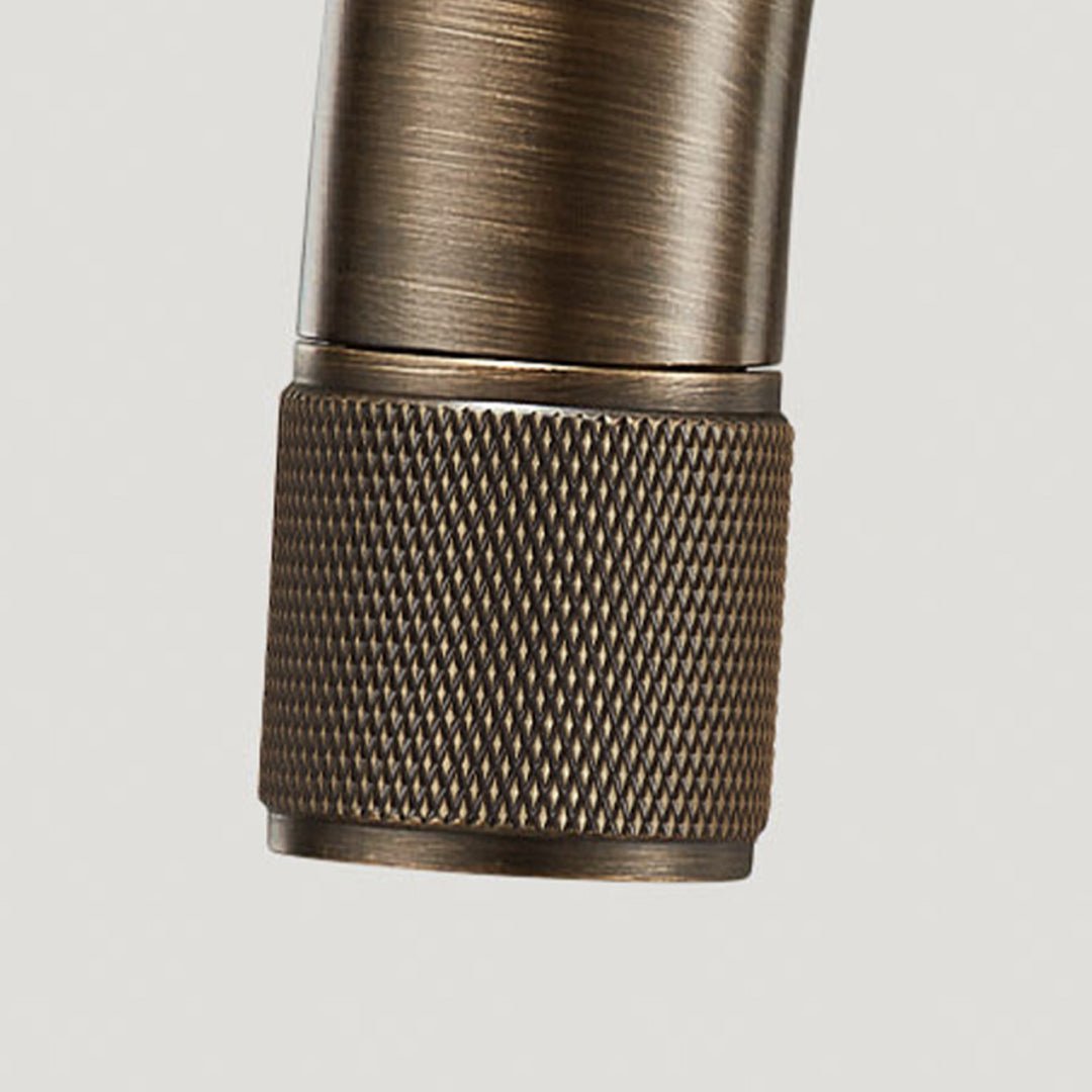 Plank Hardware kitchen mixer taps 3 style knurled