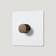 MAXWELL 1G Dimmer Paintable Switch - Antique Brass - Plank Hardware