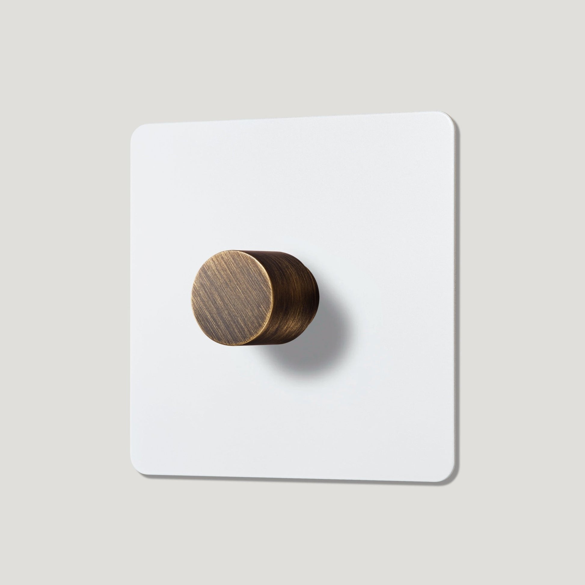 MAXWELL 1G Dimmer Paintable Switch - Antique Brass - Plank Hardware
