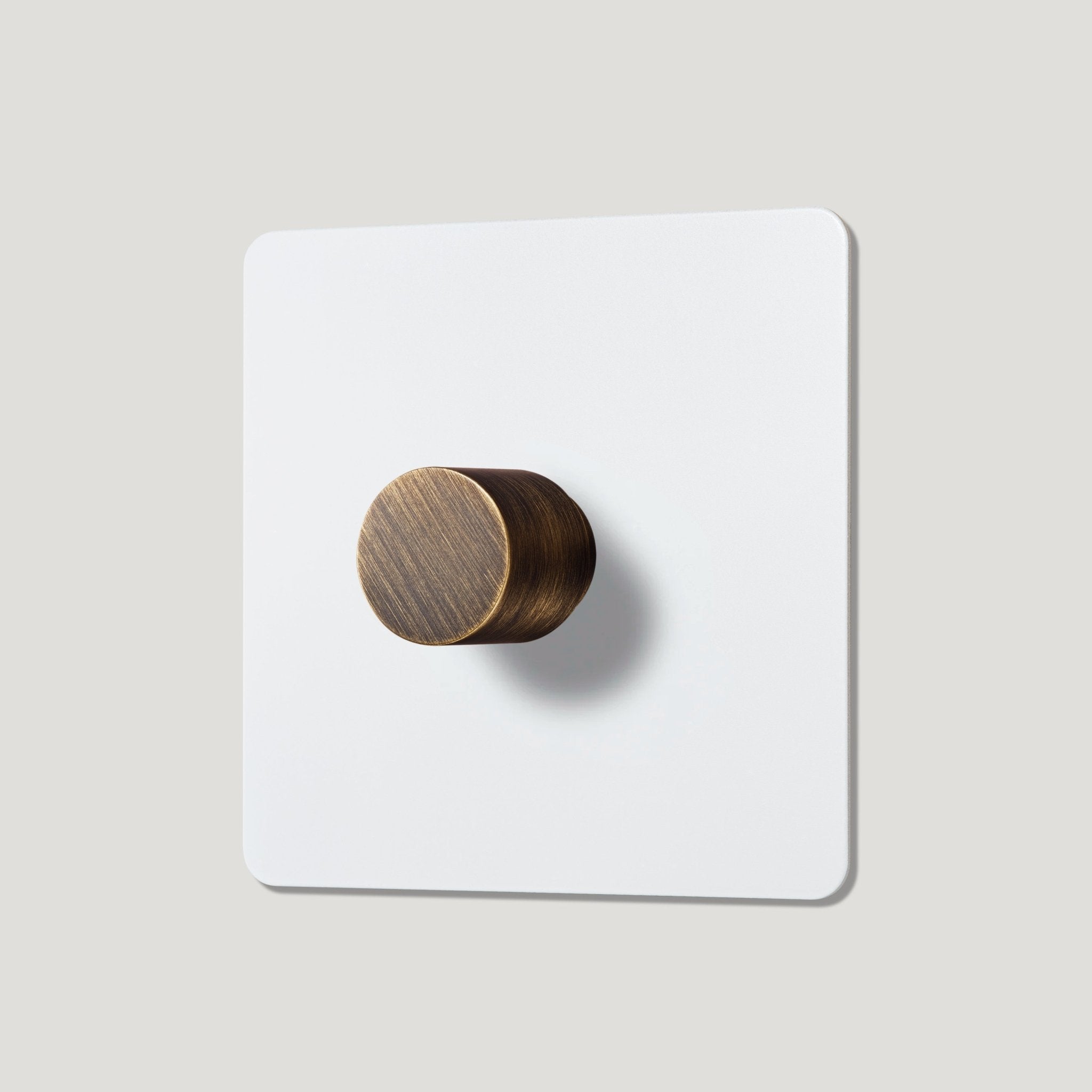MAXWELL 1G Dimmer Paintable Switch - Antique Brass - Plank Hardware
