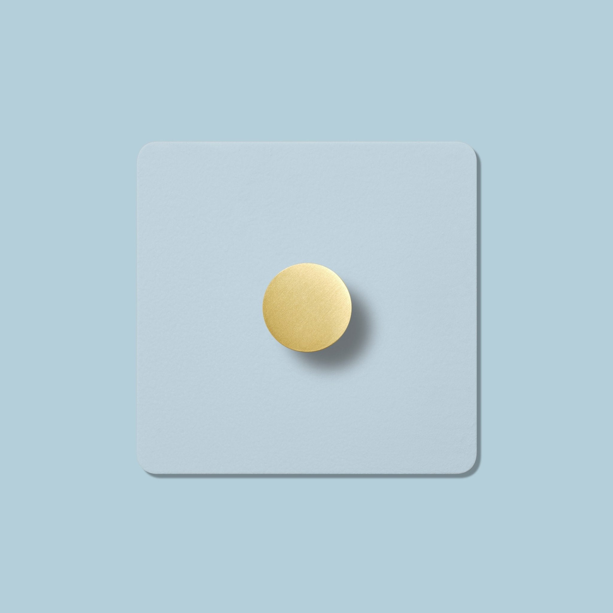 MAXWELL 1G Paintable Dimmer Switch - Brass - Plank Hardware