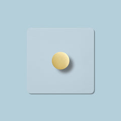 MAXWELL 1G Paintable Dimmer Switch - Brass - Plank Hardware