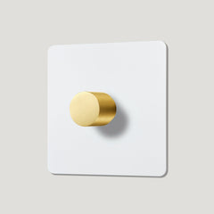 MAXWELL 1G Paintable Dimmer Switch - Brass - Plank Hardware