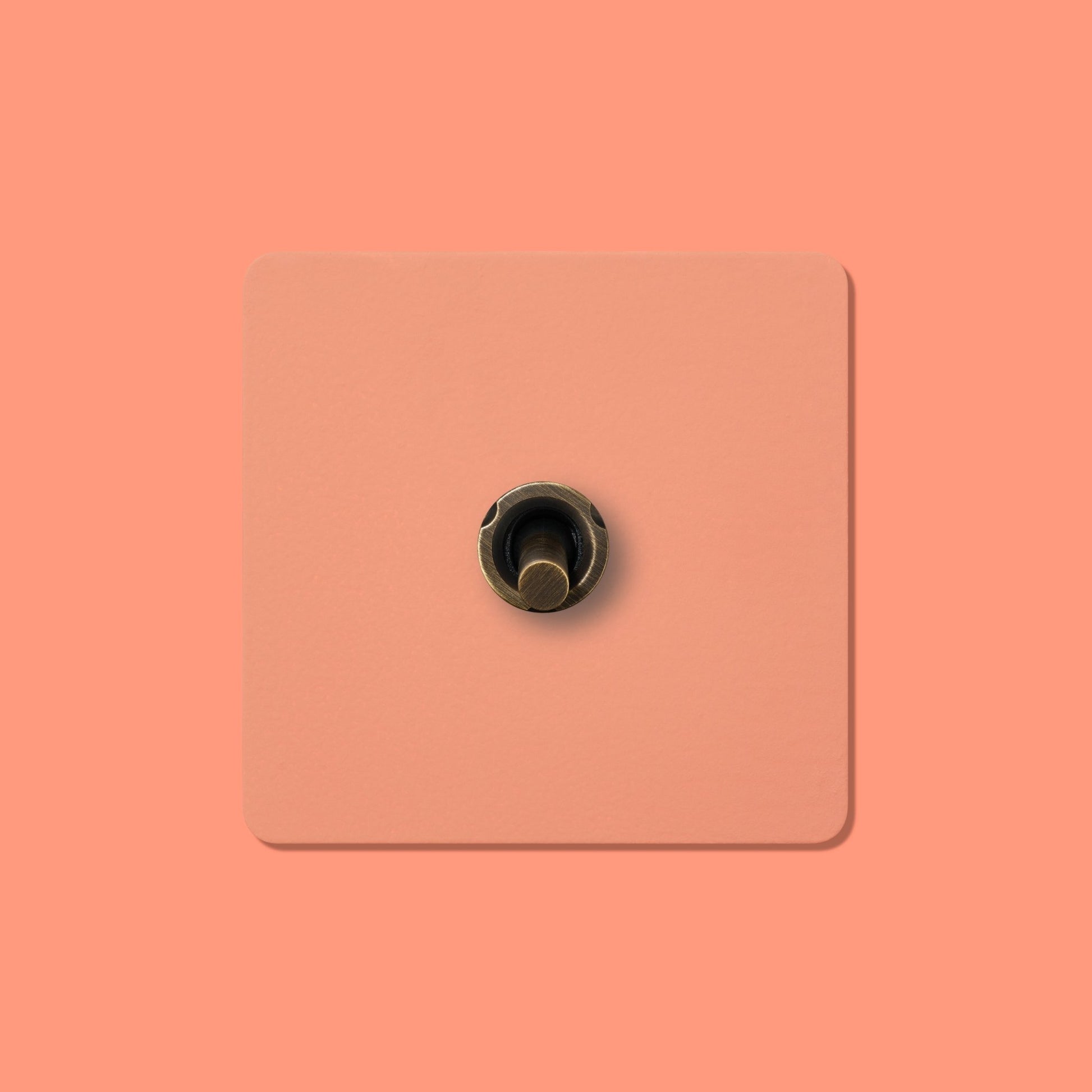 MAXWELL 1G Paintable Toggle Switch - Antique Brass - Plank Hardware