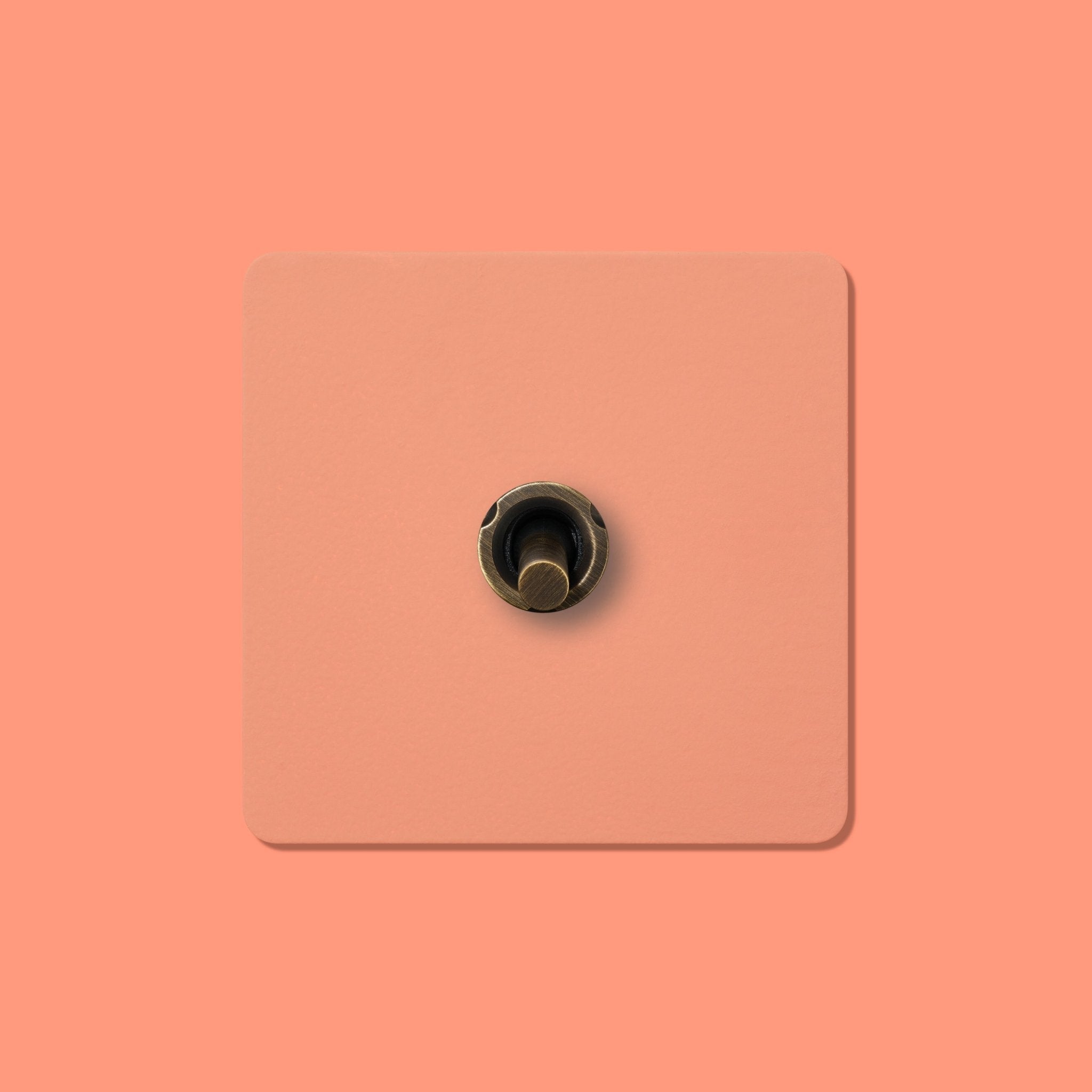 MAXWELL 1G Paintable Toggle Switch - Antique Brass - Plank Hardware