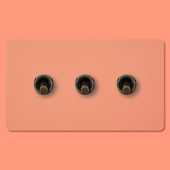 MAXWELL 3G Paintable Toggle Switch - Antique Brass - Plank Hardware