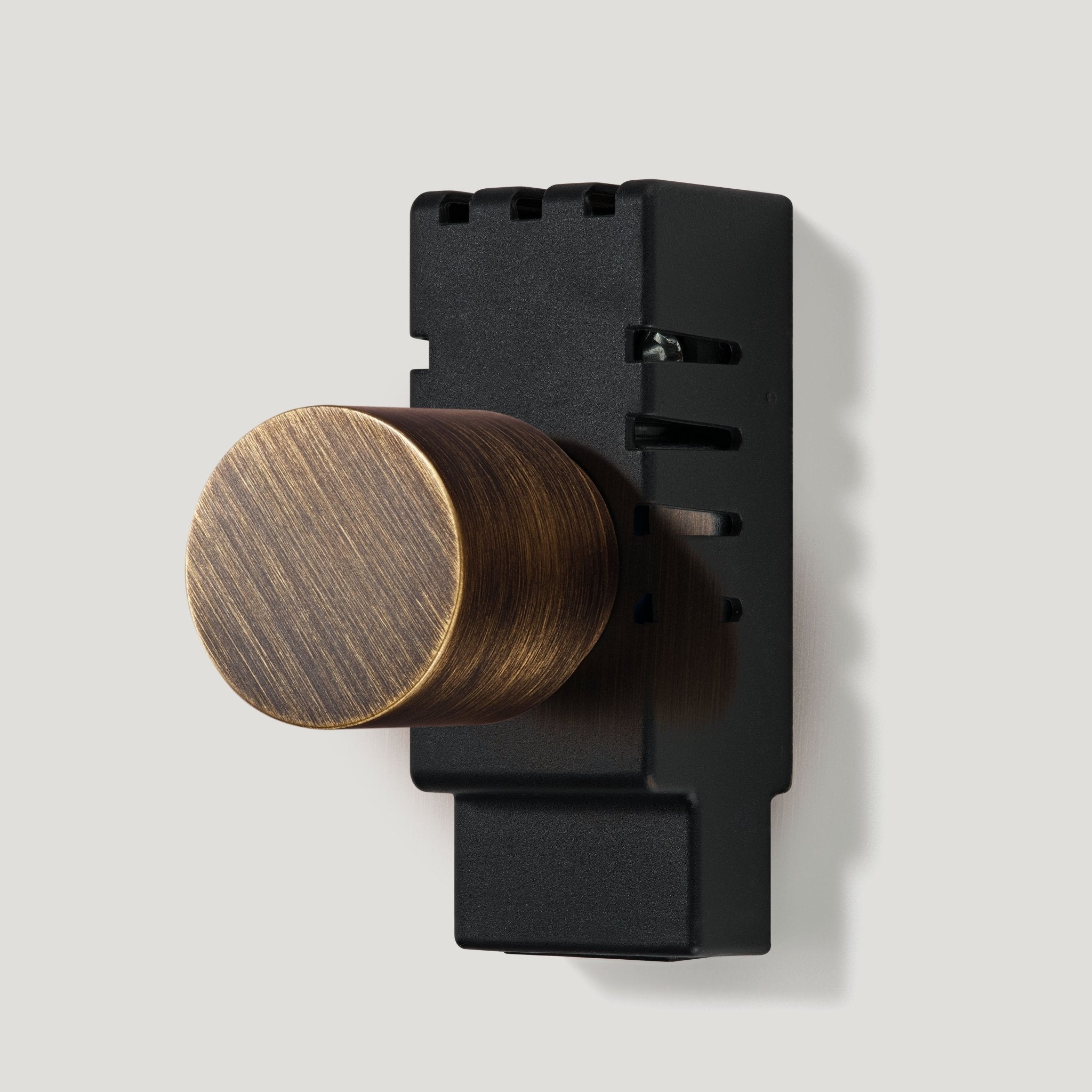 MAXWELL Universal Dimmer Detail with Module - Antique Brass - Plank Hardware
