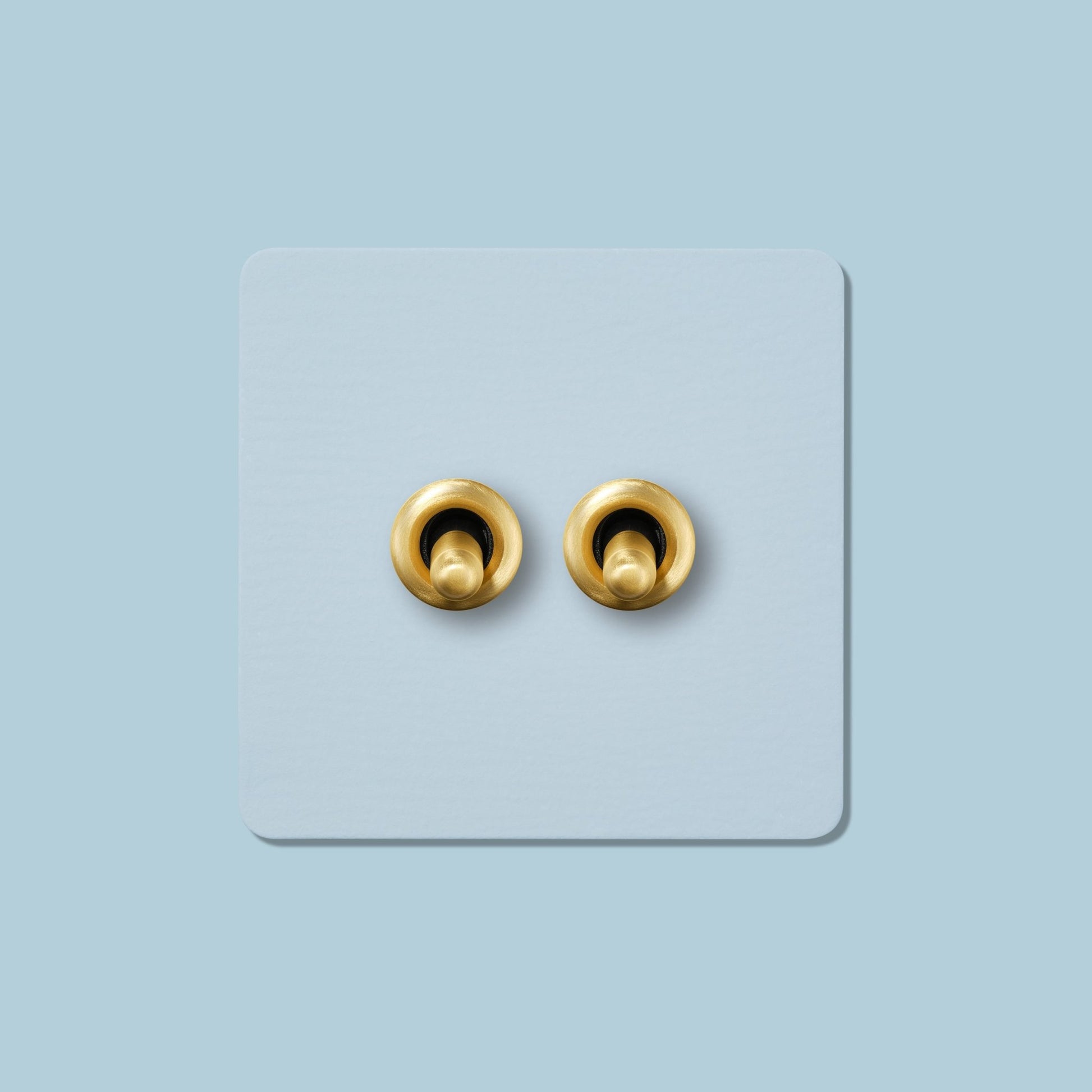 PALO 2G Paintable Toggle Switch - Brass - Plank Hardware